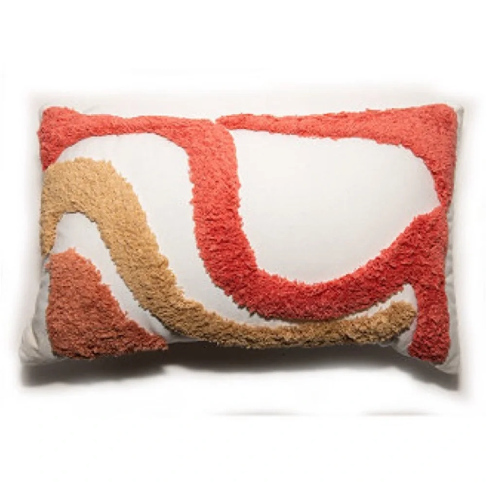 Jill‎ Zarin Abstract Shag Pillow NWT
